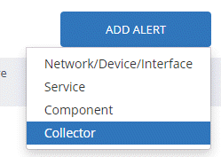 Select Collector as the alert type.